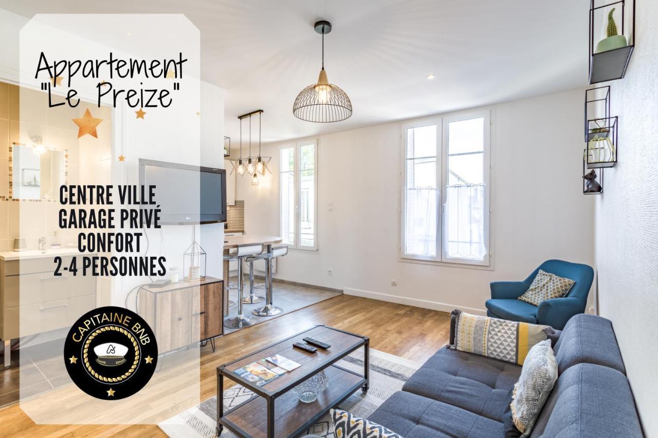 Appartement "Le Preize" - Centre Ville - Garage Prive 特鲁瓦 外观 照片